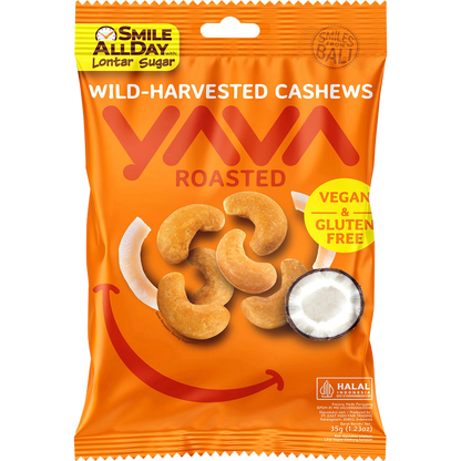 Yava - Wild Harvested Cashews Roasted 35g