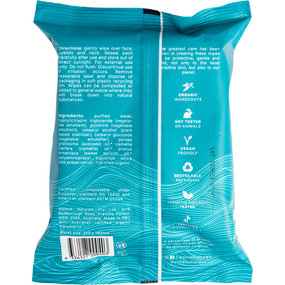 Wotnot - Ultra Hydrating Facial Wipes 25pk