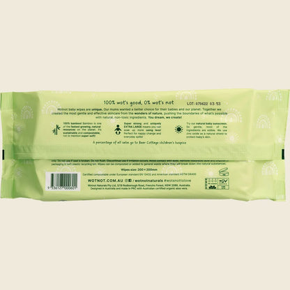 Wotnot - Natural Baby Wipes 70pk