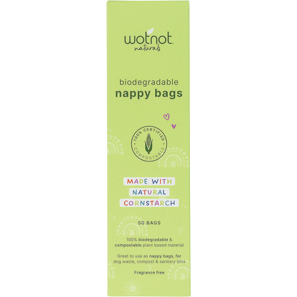 Wotnot - Biodegradable Nappy Bags 100% Compostable 50pk