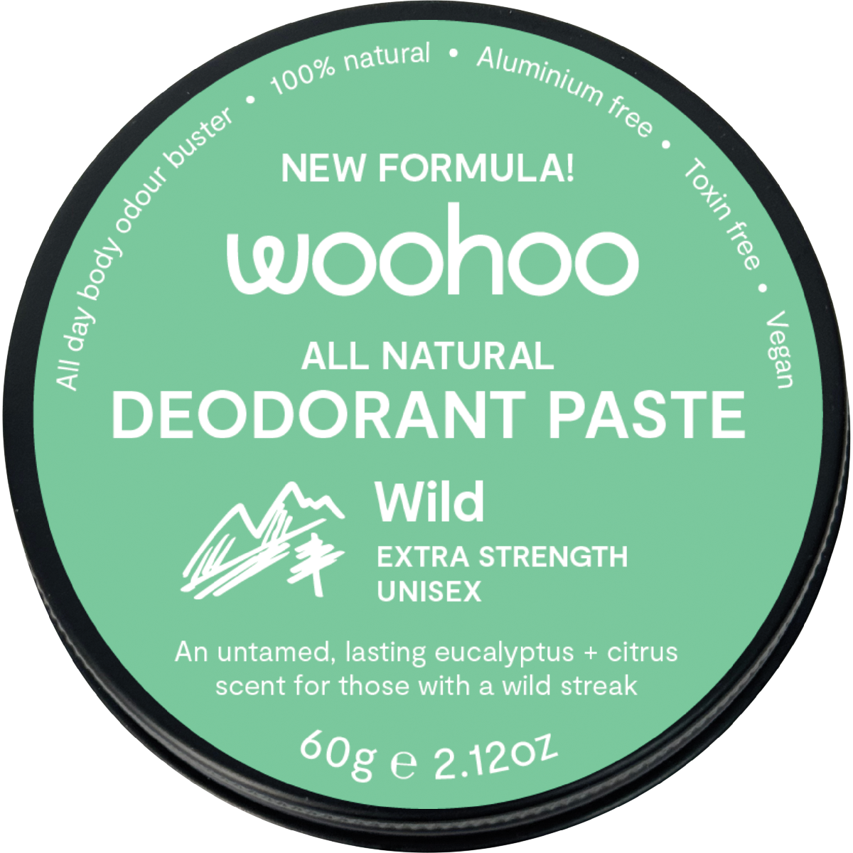 Woohoo - Deodorant Paste Tin Wild Extra Strength 60g