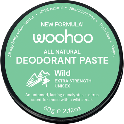 Woohoo - Deodorant Paste Tin Wild Extra Strength 60g
