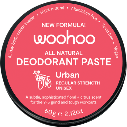 Woohoo - Deodorant Paste Tin Urban Regular Strength 60g