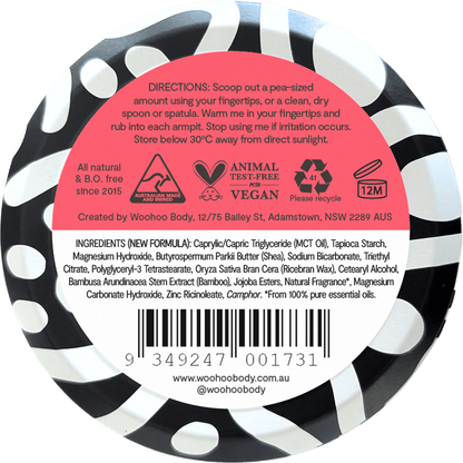 Woohoo - Deodorant Paste Tin Urban Regular Strength 60g