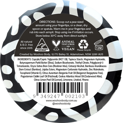 Woohoo - Deodorant Paste Tin Tux Extra Strength 60g