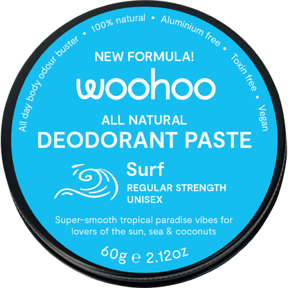 Woohoo - Deodorant Paste Tin Surf Regular Strength 60g