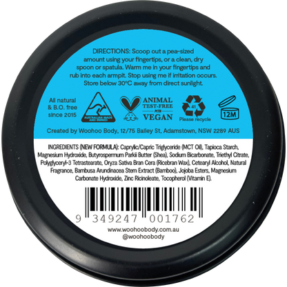 Woohoo - Deodorant Paste Tin Surf Regular Strength 60g
