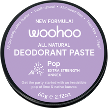 Woohoo - Deodorant Paste Tin Pop Extra Strength 60g