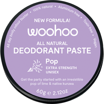 Woohoo - Deodorant Paste Tin Pop Extra Strength 60g