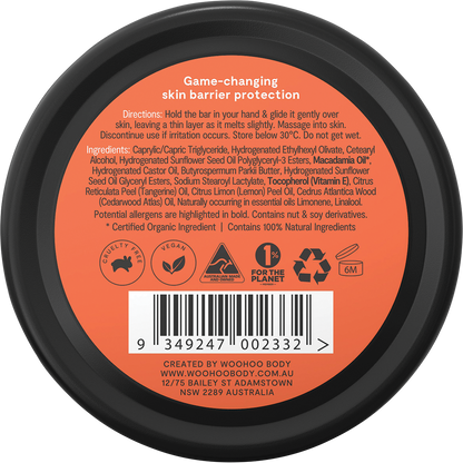 Woohoo - Bestie Solid Body Moisturiser Tin Dry Skin & Tattoo Care 70g