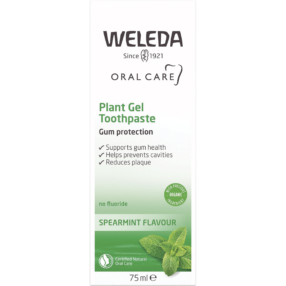 Weleda - Toothpaste Plant Gel Spearmint Flavour 75ml