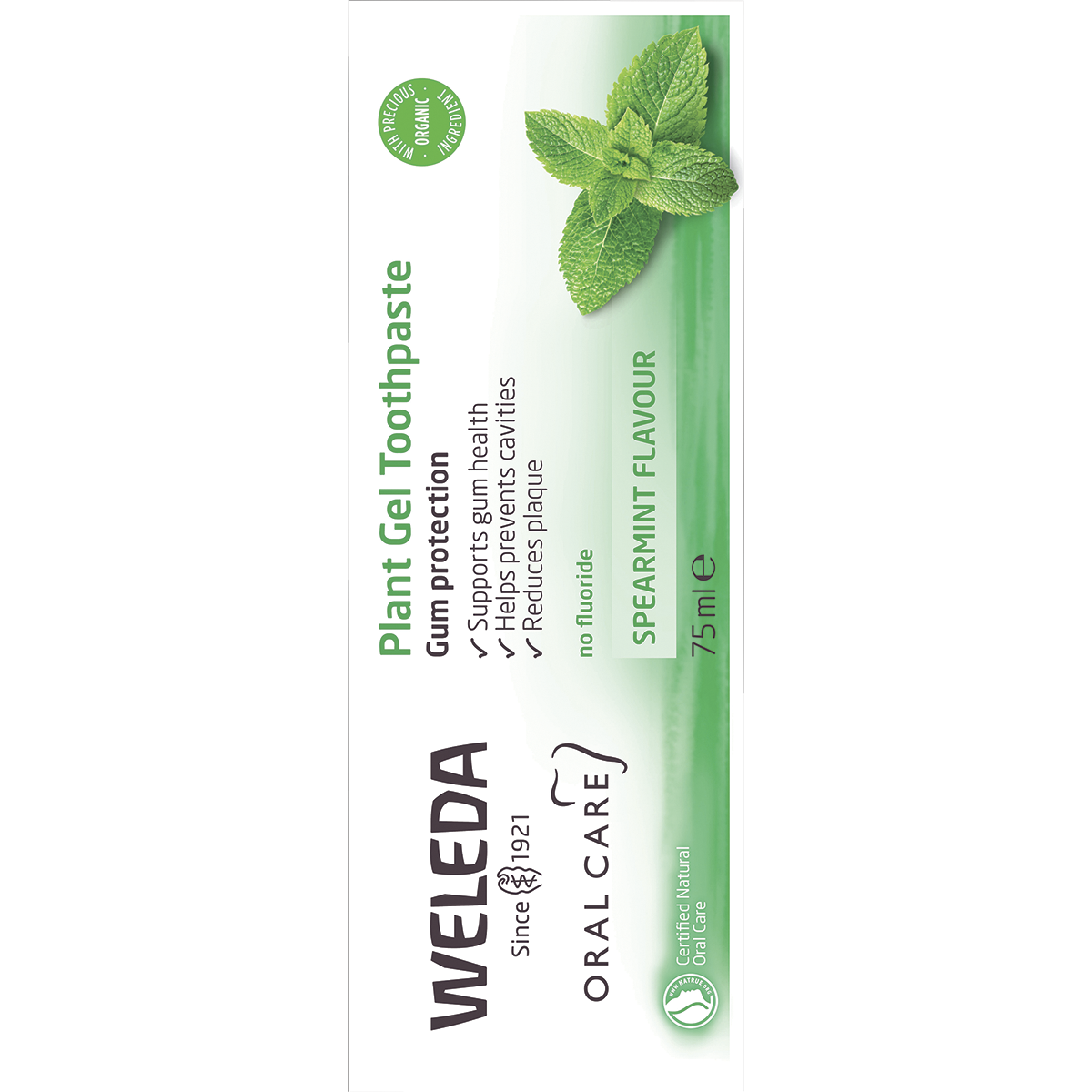 Weleda - Toothpaste Plant Gel Spearmint Flavour 75ml