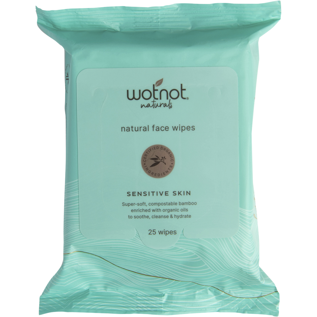 Wotnot - Natural Face Wipes Sensitive 25pk
