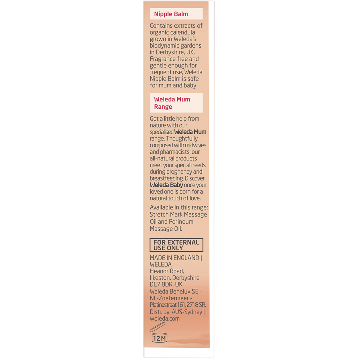 Weleda - Nipple Balm Mum 25g