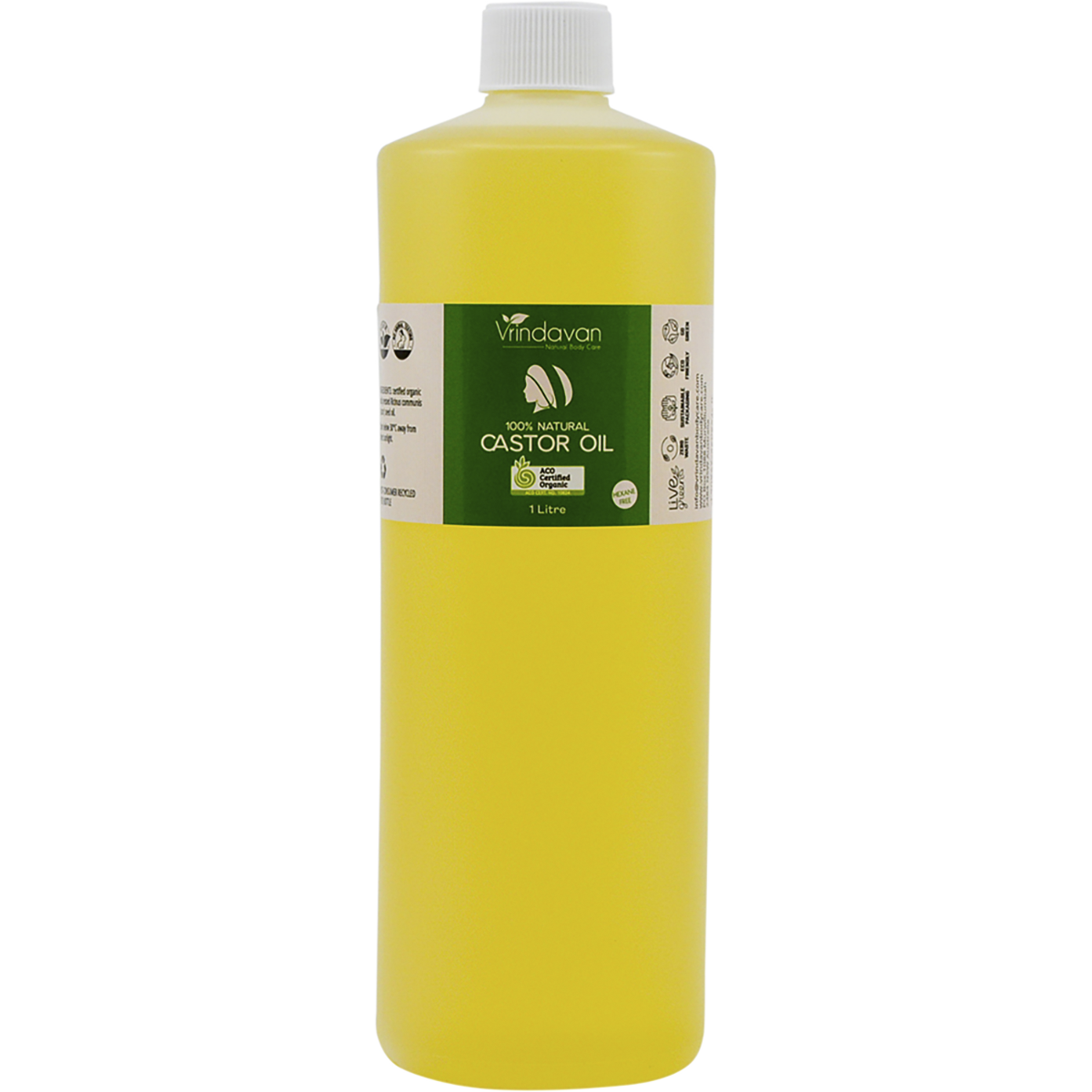 Vrindavan - Castor Oil 100% Natural 1lt