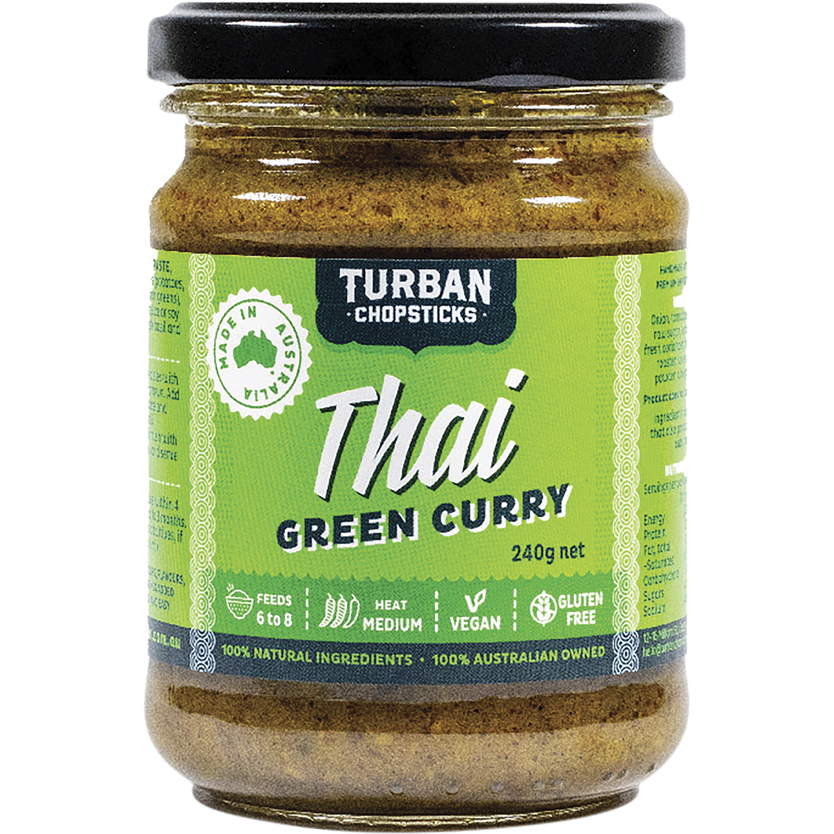 Turban Chopsticks - Curry Paste Thai Green Curry 240g