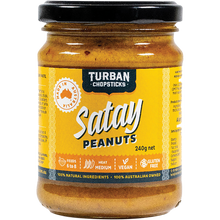 Turban Chopsticks - Curry Paste Satay Peanuts 240g