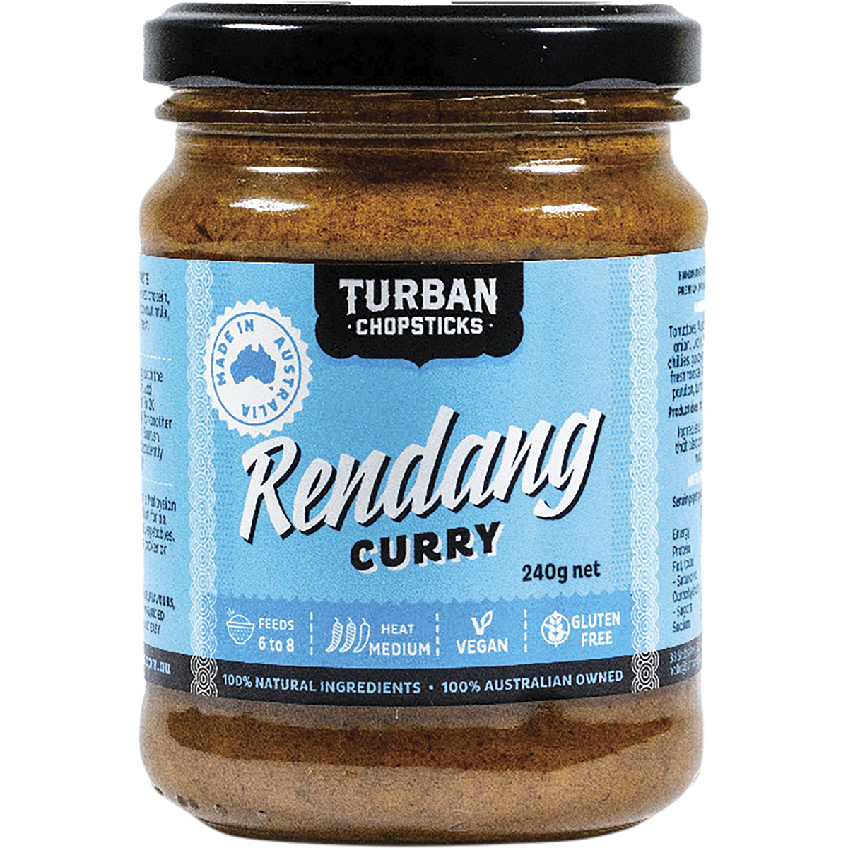 Turban Chopsticks - Curry Paste Rendang Curry 240g