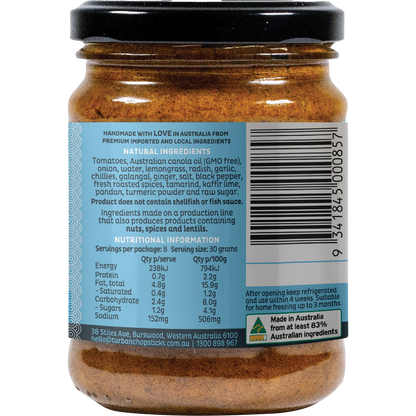 Turban Chopsticks - Curry Paste Rendang Curry 240g