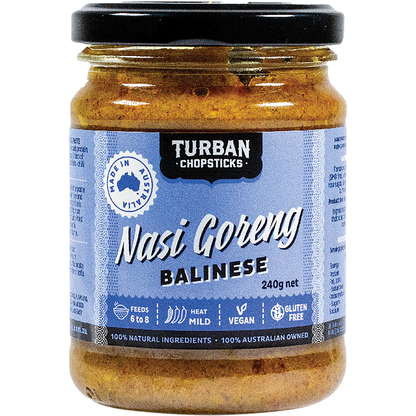 Turban Chopsticks - Curry Paste Nasi Goreng Balinese 240g