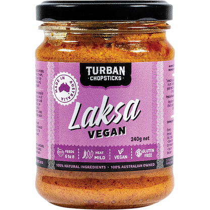 Turban Chopsticks - Curry Paste Laksa Vegan 240g