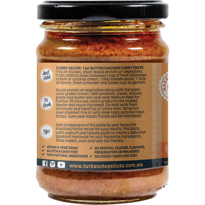 Turban Chopsticks - Curry Paste Butter Chicken 240g