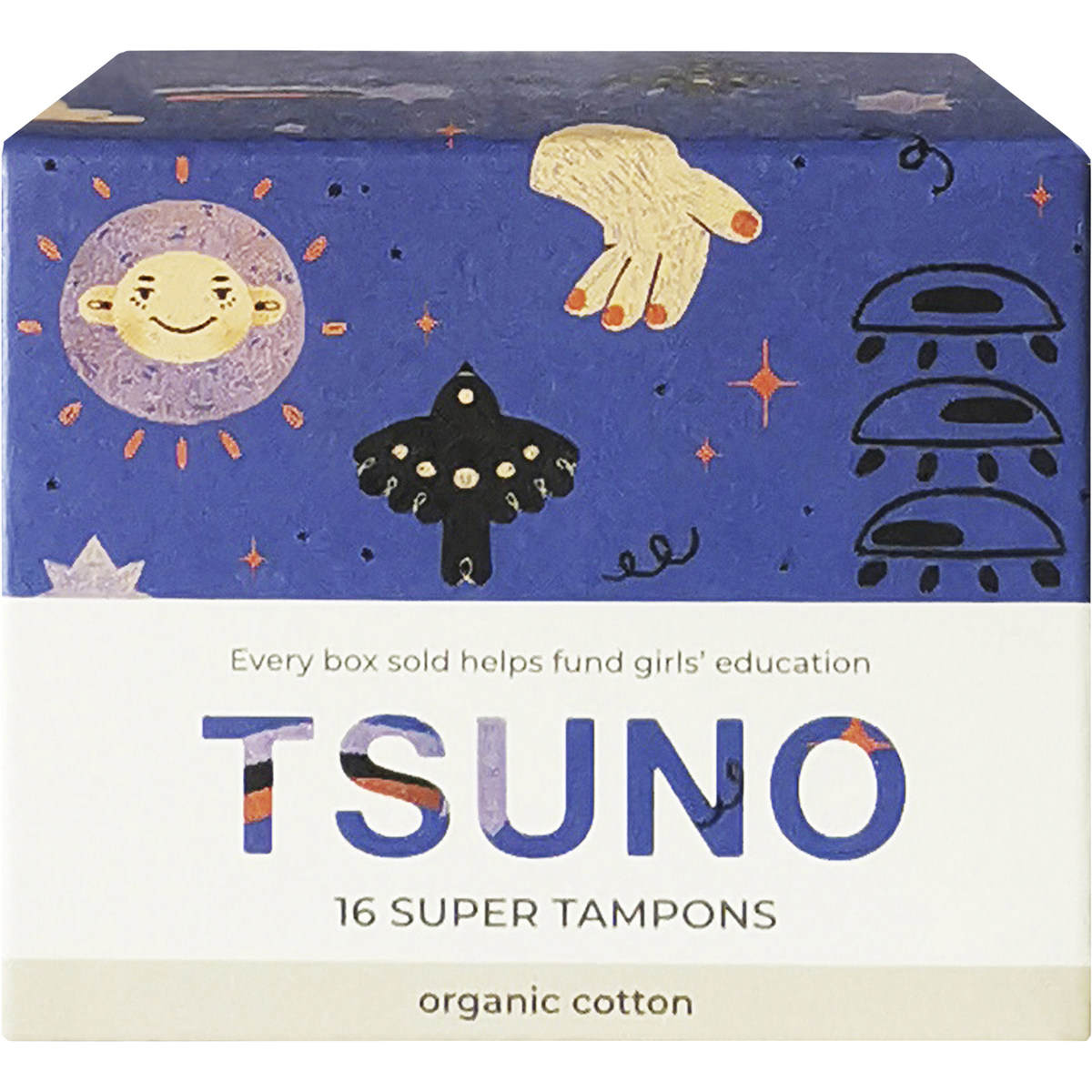 Tsuno - Organic Cotton Tampons Super 16pk