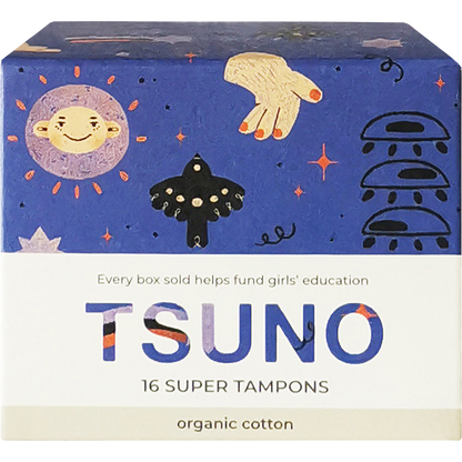 Tsuno - Organic Cotton Tampons Super 16pk