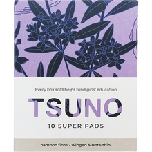 Tsuno - Natural Bamboo Pads Super Winged & Ultra Thin 10pk