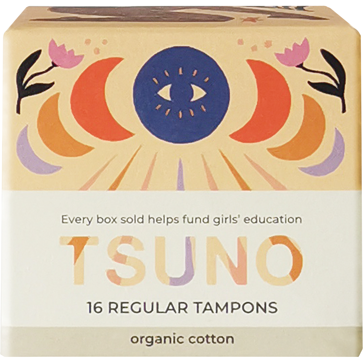 Tsuno - Organic Cotton Tampons Regular 16pk