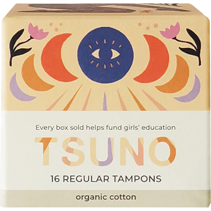 Tsuno - Organic Cotton Tampons Regular 16pk