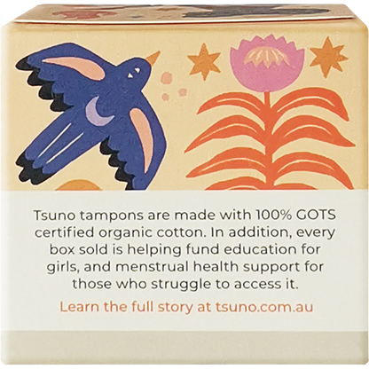 Tsuno - Organic Cotton Tampons Regular 16pk