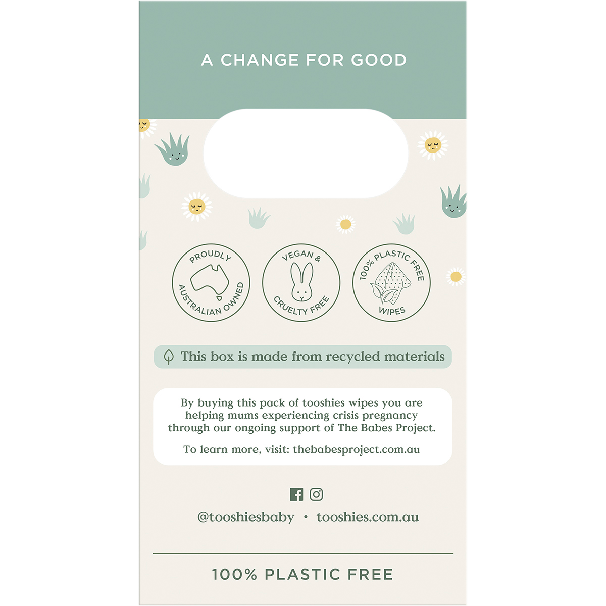 Tooshie by Toms - Eco Wipes Value Pack Aloe Vera & Chamomile 4x70pk