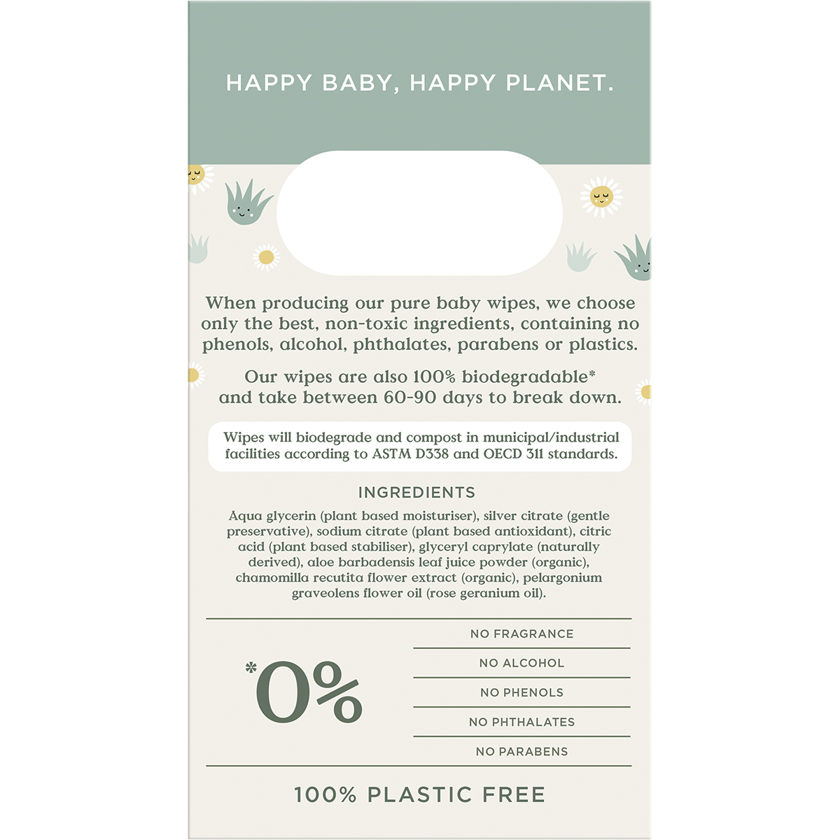 Tooshie by Toms - Eco Wipes Value Pack Aloe Vera & Chamomile 4x70pk