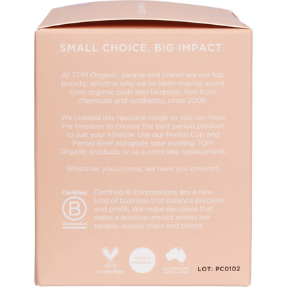 Tom Organic - The Period Cup Size 1 Regular
