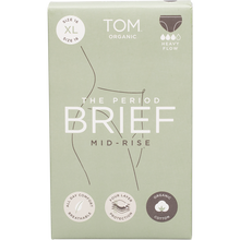 Tom Organic - The Period Brief Mid Rise Black XL