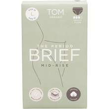 TOM Organic - The Period Brief Mid Rise Black Large