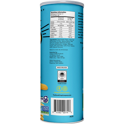 The Good Crisp Co. - Potato Crisps Sea Salt & Vinegar 160g