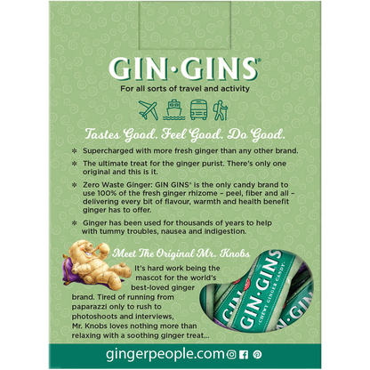 The Ginger People - Gin Gins Ginger Candy Chewy Original 84g