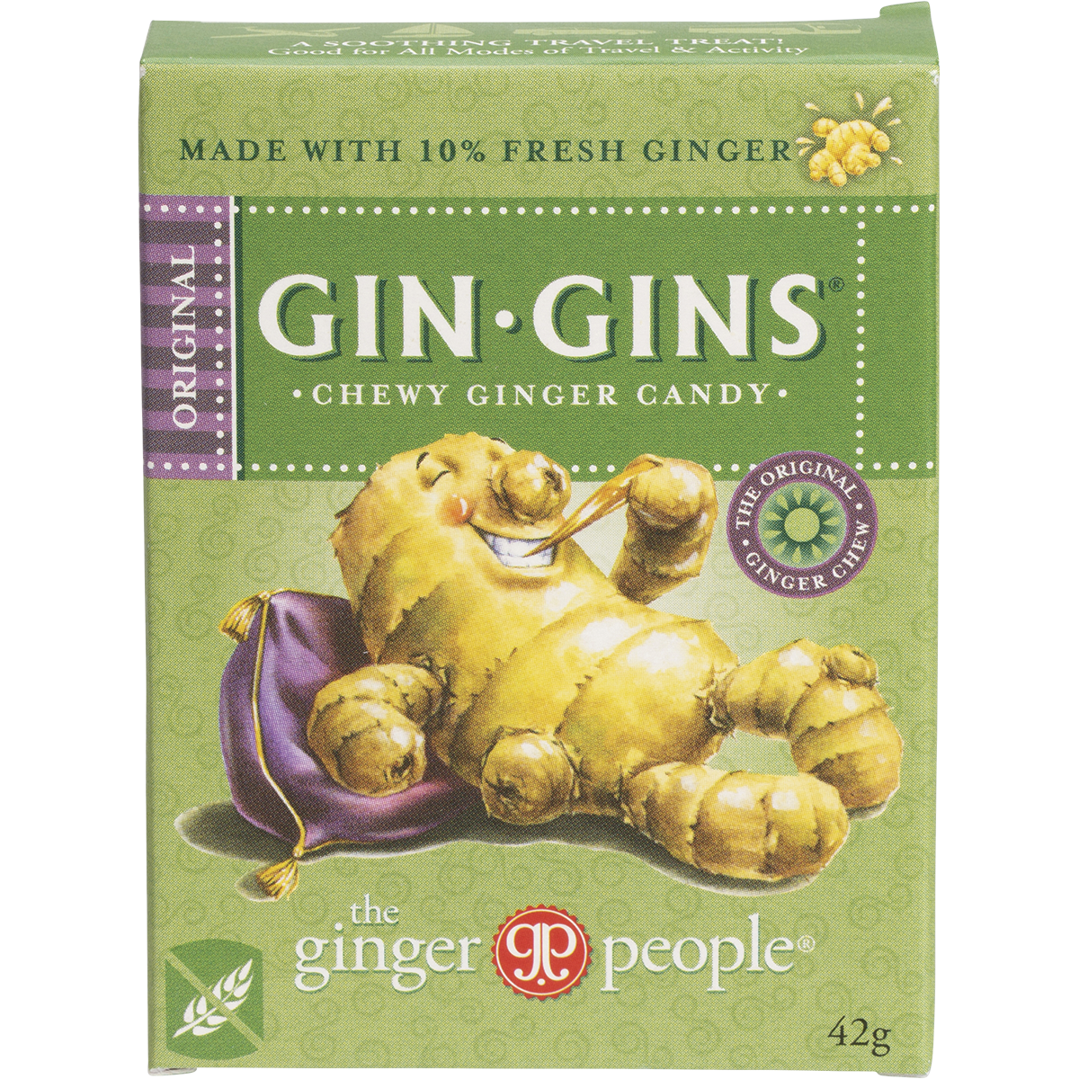 The Ginger People - Gin Gins Ginger Candy Chewy Original 42g