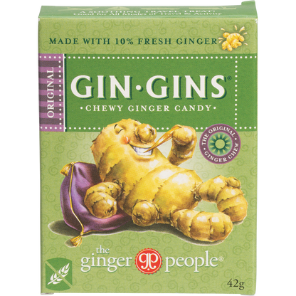 The Ginger People - Gin Gins Ginger Candy Chewy Original 42g