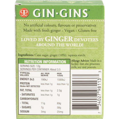 The Ginger People - Gin Gins Ginger Candy Chewy Original 42g