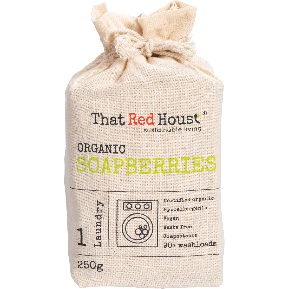That Red House - Organic Soapberries 90+ Washloads 250g