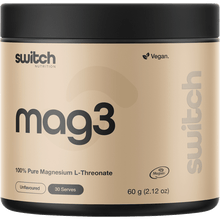 Switch Nutrition - Mag3 100% Pure Magnesium L-Threonate - Unflavoured 60g