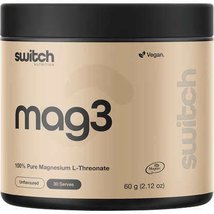Switch Nutrition - Mag3 100% Pure Magnesium L-Threonate - Unflavoured 60g