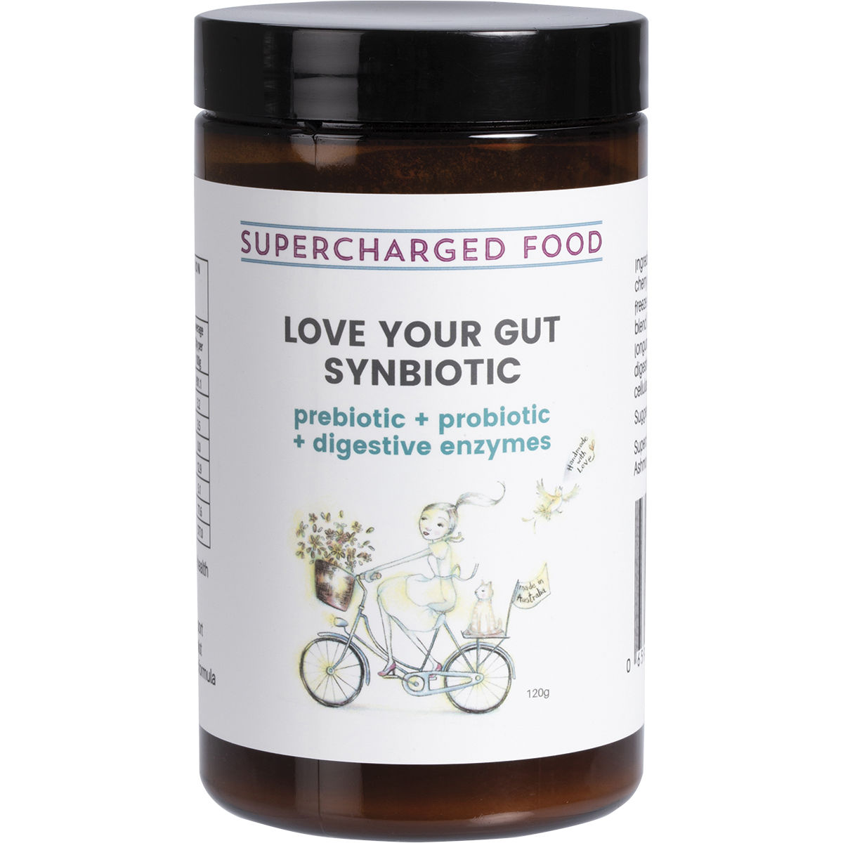 Supercharged Food - Love Your Gut Synbiotic Powder Pre/Probiotic 120g