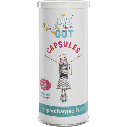 Supercharged Food - Love Your Gut Capsules Diatomaceous Earth 120 Caps