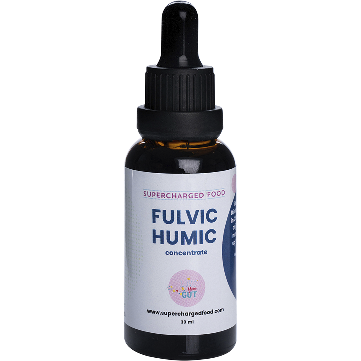Supercharged Food - Fulvic Humic Concentrate Drops 30ml 30ml