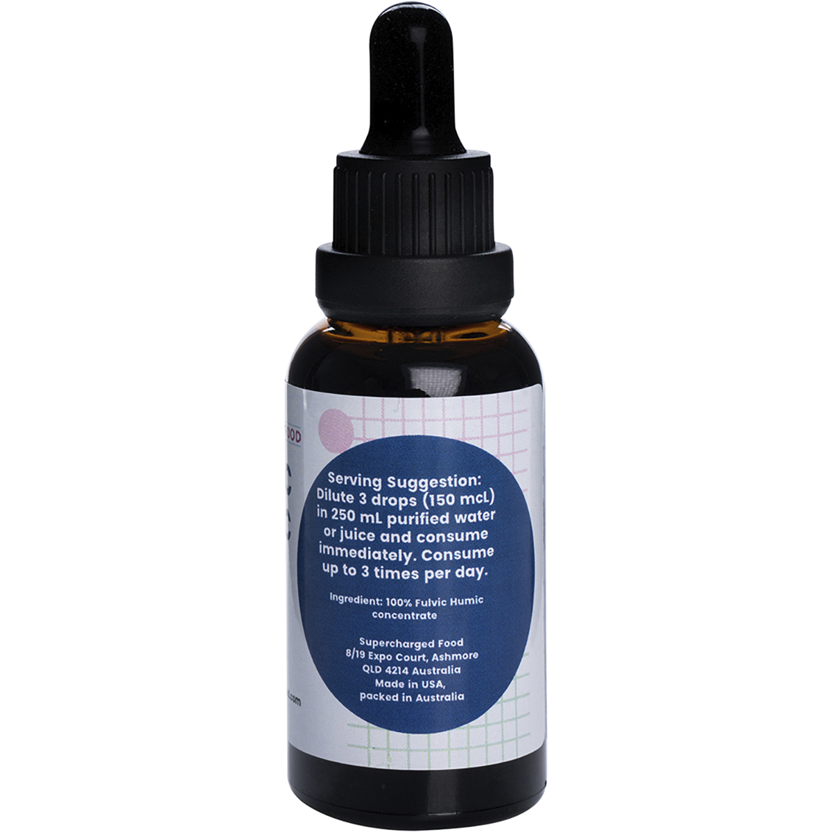 Supercharged Food - Fulvic Humic Concentrate Drops 30ml