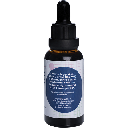 Supercharged Food - Fulvic Humic Concentrate Drops 30ml